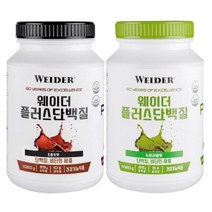 웨이더 플러스 단백질 식물성 분리대두단백 1 020g 프로틴, 녹차라떼맛