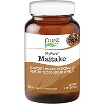 Pure Essence Labs MyPure Maitake Mushroom Extract Supplement – 100% from Fruiting Bodies to Immune S, 1, 기타