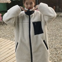 4컬러 롱 후리스 점퍼 레트로 플리스 패딩 양털자켓 뉴 L 점퍼 후리스 롱 털