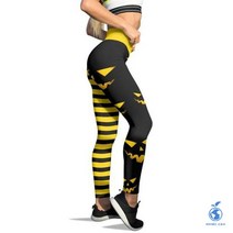 축제 공연 소품 패션 호박 머리 레깅스 3D 인쇄 레이디 바지 할로윈 카니발 파티 피트니스 스포츠 여성, XL, 옵션3