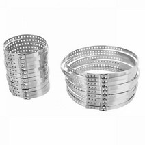 2410Pcs 스테인레스 스틸 차축 CV 조인트 압착 클램프 키트 범용 가변 Driveshaft 2550mm 50120mm 자동차 액세서리, 24pcs