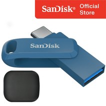 샌디스크 USB 메모리 SDDDC3 네이비 C타입 OTG 3.1 대용량 / USB 전용 케이스, 32GB