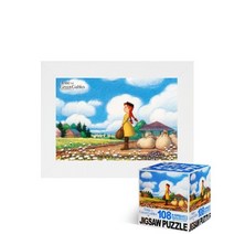 퍼즐피플 빨강머리앤 108피스 직소퍼즐 모음, 미니큐브 여행 108피스 액자포함(108피스자체제작화이트), 108p