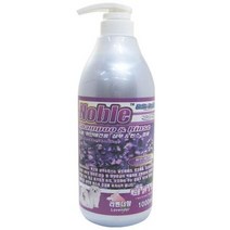 강아지목욕 노블 백모용 샴푸린스 1000ml(라벤더향), 상세페이지 참조