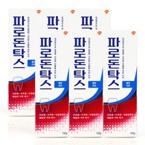파로돈탁스 데일리 후로라이드 쿨링 민트 치약 100g x6개, 단품