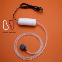 휴대용산소통 산소캔 산소호흡기 수족관 산소 어항 공기 펌프 USB 음소거 압축기 에어레이터 휴대용 에너지 절약 액세서리, [08] White-S