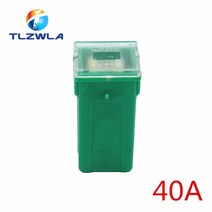 퓨즈홀더 휴즈 홀더 차량용 퓨즈 자동차 에어컨 보험 팬에 대 한 1PCS 20A 30A 40A 50A 60A 사각형 퓨즈 튜, 02 40A