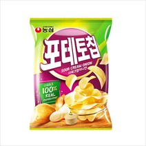 농심포테토칩샤워크림어니언 60gx20개 [1BOX], 상세페이지 참조