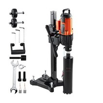 VEVOR 다이아몬드 코어 드릴링 머신 10.2cm4인치 휴대용 습식 콘크리트 드릴 리그, 25.4cm(10