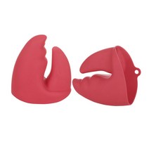 디엠몰 집게사장에게 영감을 받은 냄비손잡이 장갑 실리콘 손잡이집게 손잡이커버, 2P(1SET), 집게발