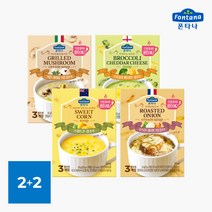 폰타나 컵수프 4개 골라담기 4종 택2 / 분말 60g 20gx3봉, 1. 머쉬룸 크림 60g(20gx3봉) 2_1. 머쉬룸