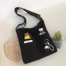 깽구 캔버스 앞포켓 에코백