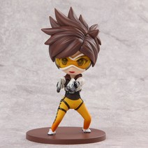 겐지 트레이서 메르시 오버워치 굿즈 미니 피규어, 트레이서 (12cm)_스팟(관절 고정)