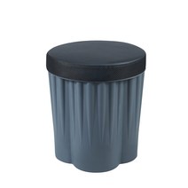 천하퍼니처 일반형 수납의자, 일반형 바디(그레이)/쿠션(블랙)