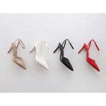 스틸레토 베이직 엣지 슬링백 샌들힐 하이힐