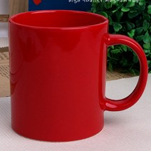 꺄도 올 칼라 머그 13종 컵 머그잔 인쇄 주문제작, 1p 크라프트 선물케이스, 꺄도 올 레드 머그