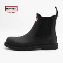 헌터(HUNTER) 헌터 코만도 첼시 레인부츠 숏 블랙 (MFS9016RMA-BLACK)