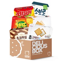 [냠냠상회] 초코하임+참크래커+빅파이+참그레인샌드+뽀또+소보로 크라운 6종, 1세트+냠냠상회전용포장박스발송