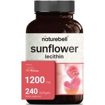 Naturebell 해바라기 레시틴 1200mg 캡슐 240정, 1