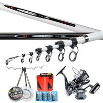 유정낚시 원투낚시대 유정비어 30-450K 국민 원투낚시 풀세트, 화이트, 펜 서프블라스터 2 (+74000), 서프러너 5호 600m