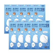 [LG생활건강] 유니참 초편안 마스크 대형 KF94(5매) X 10개 세트(총 50매), 단품