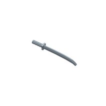 레고 칼 Weapon Sword Shamshir/Katana (Square Guard) with Uncapped Pommel and Hole in Hilt 30173b