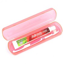 칫솔 치약 케이스 휴대 플라스틱 칫솔통 10p 구강용품 입냄새관리 덴탈 미세 클린, 1개