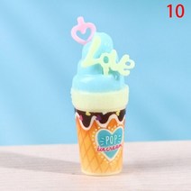미니 밀크 쉐이크 아이스크림 레몬 우유 과일 차 물 컵 딸기 바나나 미니어처 인형의 집 액세서리 주방 완구, As pictures 17