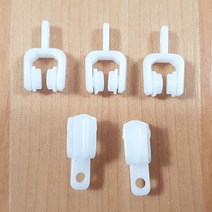 드림아트 (휘어지는 구간에 적합) 라운드 커튼레일 (120~420cm 22종), 화이트 라운드레일(소) 롤러 추가