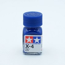 타미야 X4 블루 유광 10ml 에나멜도료 TAMIYA