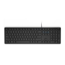DELL 정품 한글자판 저소음 유선 키보드 / 사무실 회의실 업무용 컴퓨터 자판 소리안나는 조용한 저소음 생활방수 / 졸업 입학 교육 초보 연습 선물용