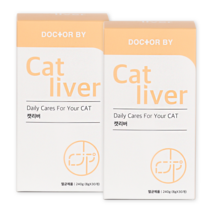 닥터바이 캣 리버 고양이 간 영양제 식욕부진 지방간 밀크씨슬 종합 항산화제 보조제, 2세트(30%할인)