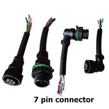 스카니아 2pcs 7Pin 자동차 남성 플러그 볼 보 FH 무거운 트럭에 대 한 메르세데스벤츠 Actros 꼬리 빛 어셈블리 와이어 커넥터에 Scania 트럭