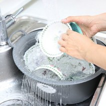 한국형 싱크대사이즈 배수홀 설거지통 7L 다용도 대야, 그레이, 1개
