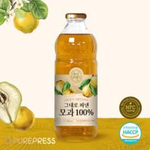 퓨어프레스 그대로 짜낸 모과주스 100% 1L, 모과즙 1L
