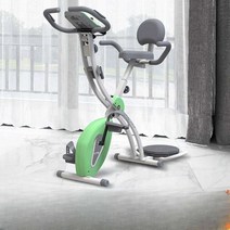 접이식 운동 자전거 좌식 싸이클 피트니스 헬스 장비, 팔걸이나 등받이가 없는 검정색