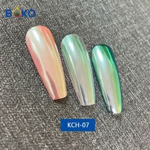 Boko도매 0.2 그람 오로라 파우더 카멜레온 매니큐어 플래시 크롬 네일 접착제 원료 편광 네온 안료 인어, KCH-07