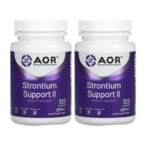 Advanced Orthomolecular Research AOR 스트론튬 서포트2 120정 2통, 2개