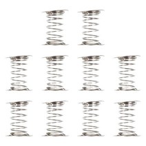 WENYAN 10Pcs 머리 인형 머리 봄 자료 머리 인형 점토 흔들림 장난감 떨고 머리 인형에 대 한 자동차 보드, 은빛, 3.5cm, 철