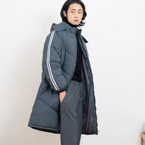 남자 스포츠 슬림핏 롱패딩 탈부착후드 남자패딩 모던 비건패딩 남성패딩 노멀 보온