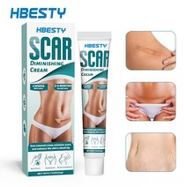 HBESTY 화상 수술 여드름 연고 상처 흉터 제왕절개 흉터자국 제거 켈로이드 겔, 20ml, 3개