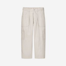 유니클로 U 와이드 핏 베이커 팬츠 내츄럴 - 국내판 Uniqlo Wide Fit Baker Pants Natural KR Sizing