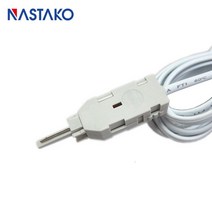 2 개/묶음 1.2m 크로네 음성 모듈 테스트 코드 110-RJ11 헤드 전화 전용 P-와이어 케이블 110 라인, 01 1.2M