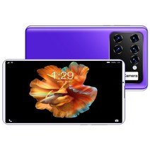 m12 패드 태블릿 8 인치 12gb ram 512gb rom wps office android12 deca core dual sim gps google play 48mp free, 키보드로, 보라색, 에게