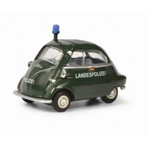 1:64 BMW호환 클래식카 Egg Isetta POLICE 경찰 에디션 자동차 모델
