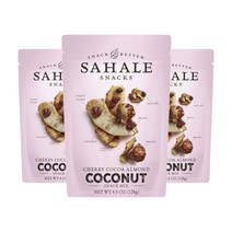 사할리스낵스 코코넛 스낵 믹스 체리 코코아 아몬드, 3개, 128g