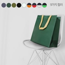 컬러 부직포쇼핑백 (대 중 소) 포장 부직포 백 가방, 4. 그린 대형 BG3