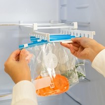 냉장고 정리함 비닐 봉투 걸이 선반 수납 서랍 바구니 트레이 냉동실 슬라이드 아이디어