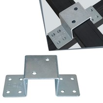 75스틸A형 사각파이프조인트 각파이프 각관 연결 조인트 브라켓, 75스틸A형(75mm각관용)
