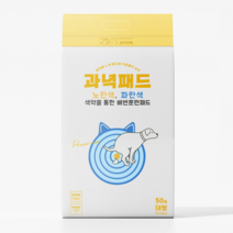 위아독 강아지 배변훈련용 과녁패드 대형 50매, 50매입, 1개